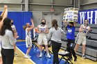 Mikayla Pucci 1000th  Wheaton College women's basketball’s Mikayla Pucci is honored after scoring her 1000th career point. - Photo By: KEITH NORDSTROM : Wheaton, basketball, Mikayla Pucci, 1000th